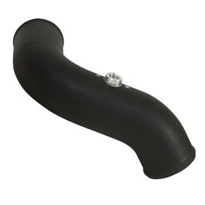 Ford PowerStroke Intercooler Intake Pipe - BD Diesel - Black Powder Coated Steel - Black - `11-`16